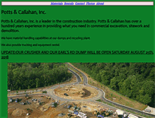 Tablet Screenshot of pottscallahan.com
